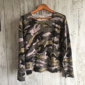 Philosophy 100% Cashmere Camo Sweater